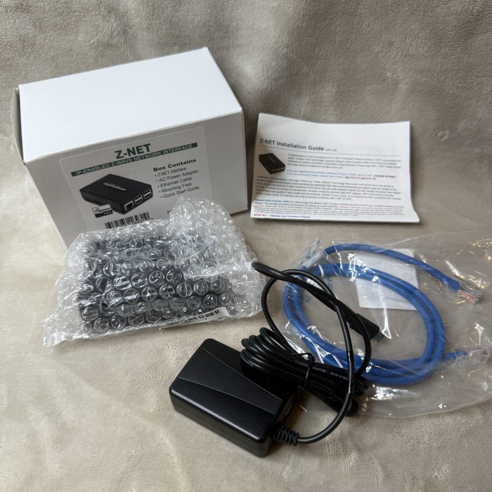 HomeSeer Z-NET G3 IP-Enabled Z-Wave Plus Network Interface Hub - Used (No Feet)